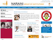 Tablet Screenshot of narainigroup.com